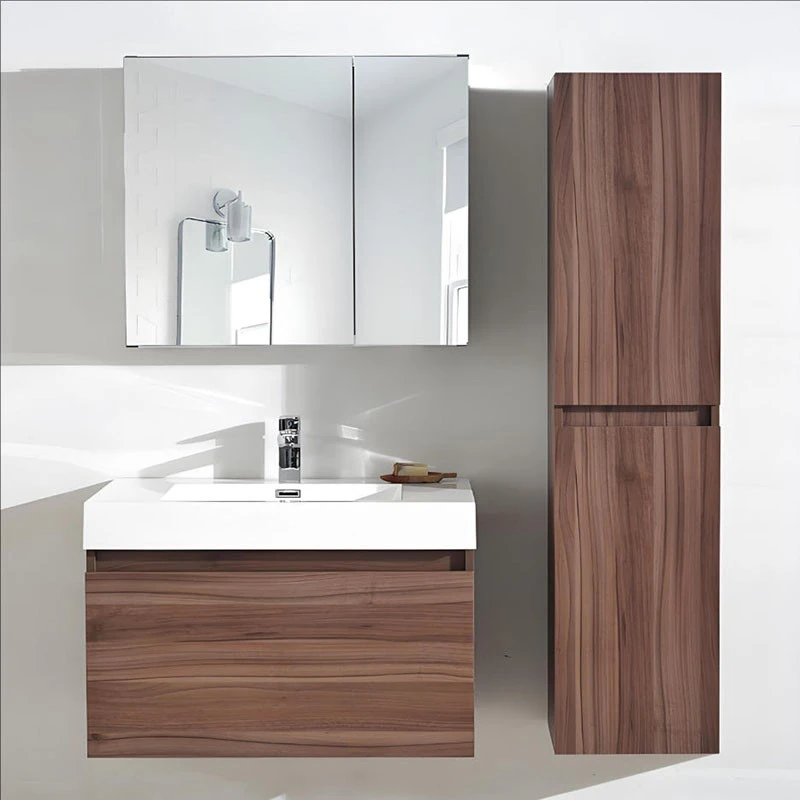 wood grain bathroom cabinets